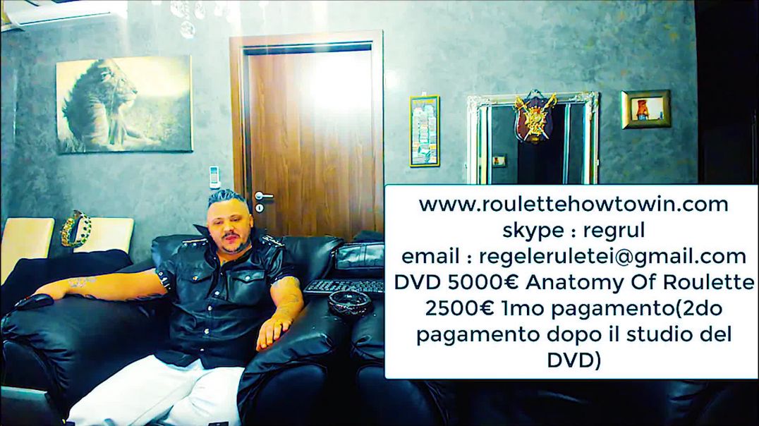 DVD Anatomia Roulette 2pagamenti 2500€