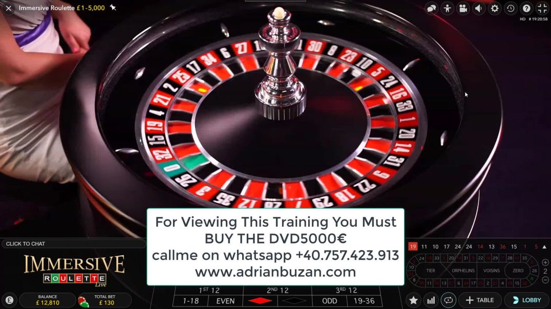 Roulette LIVE - VIDEO SLOTS CASINO VIP SESSION 3  FROM £13000 TO £17350  Buzan Adrian