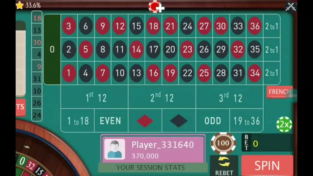 9 - Split Bet System Online Casino Game Roulette Winning Tricks