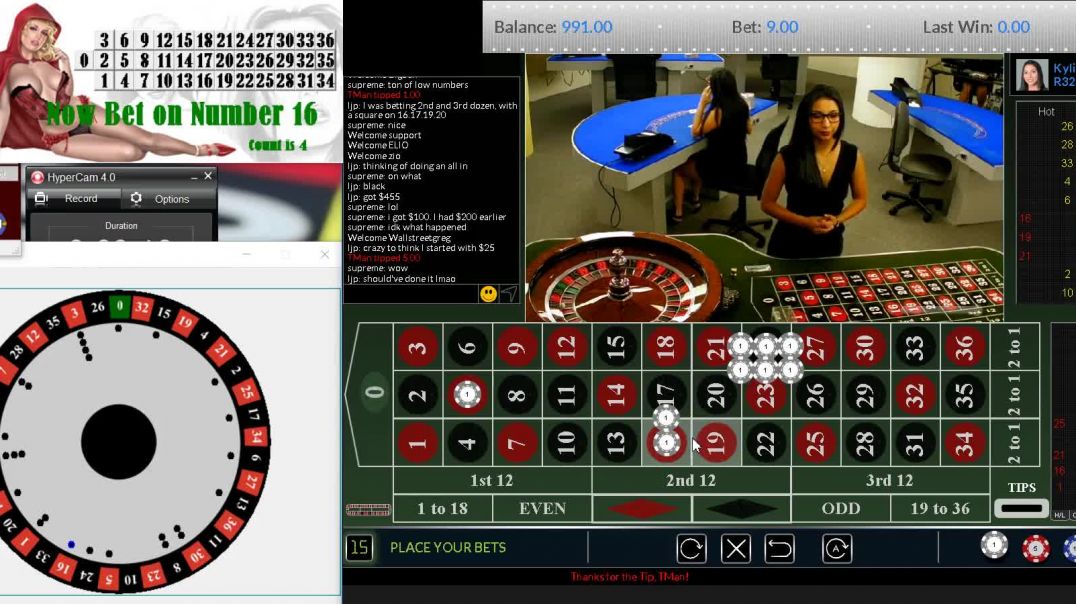 XXX Roulette Software Hot Spot 3 Numbers On Wheel Win 619 5Th REAL