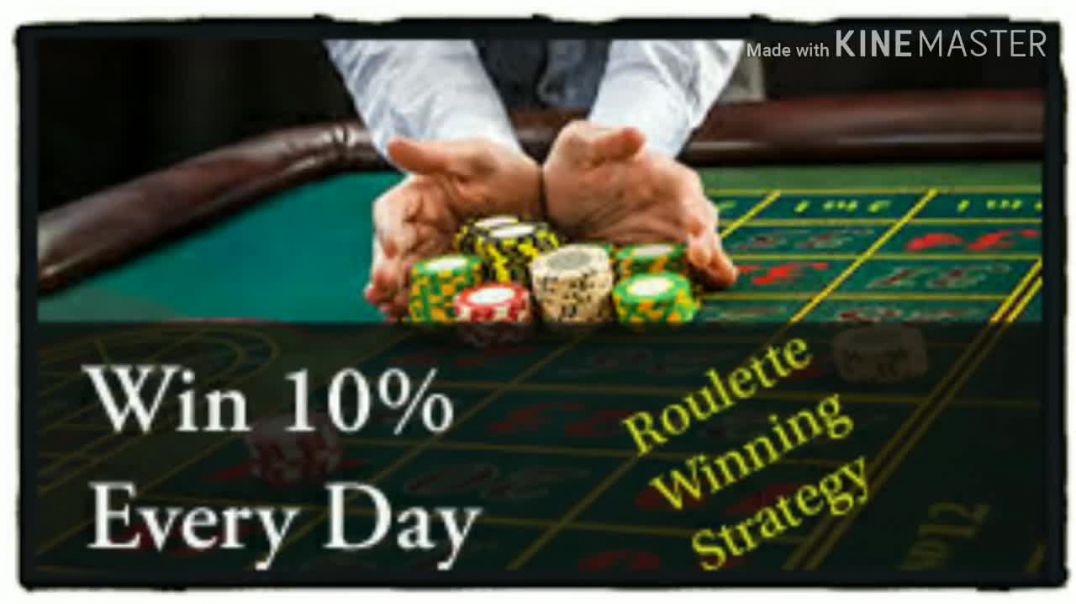 Win 10% Every Day Roulette winning strategy bank roll management system online casino games