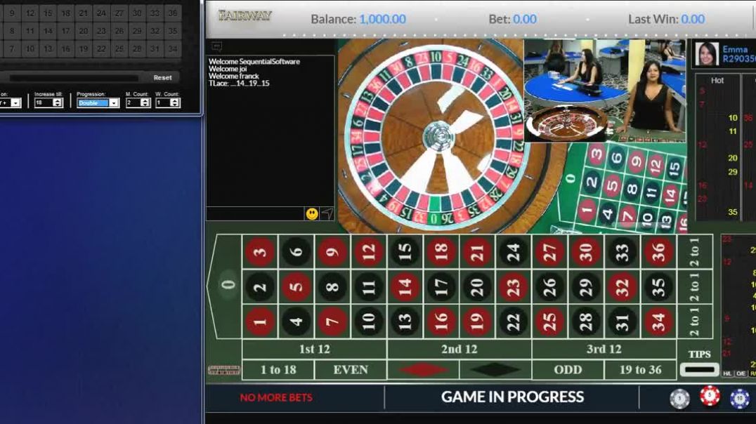 Roulette Sequential Software Win 871 REAL European Roulette Visionary iGaming