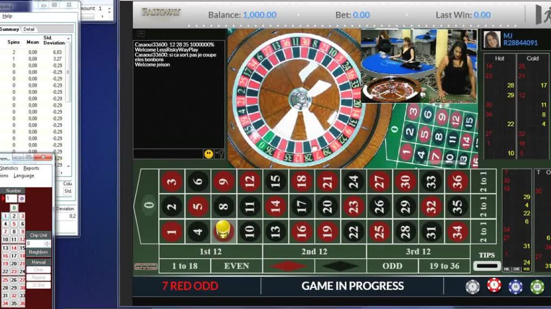 Live Roulette Small Risk Way Gamble Win 199 Slow (BigRiskWinsLossesFastVsSmallRiskWinsLossesSlow)