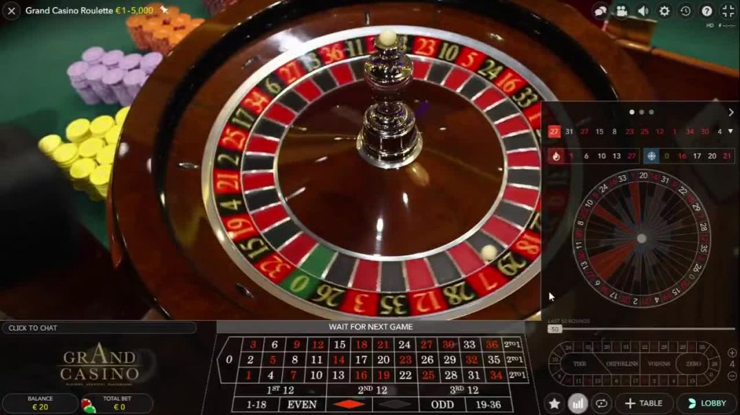 Grand Casino Roulette Winning €472 in 23 Minutes - Live Casino