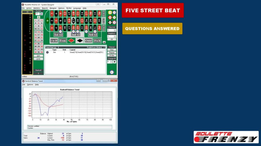 Roulette Five Street Beat - Questions1
