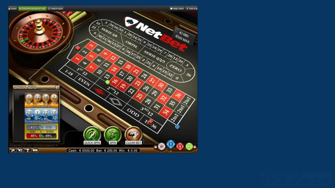 Roulette Systems - Combination Bets - James Bond System