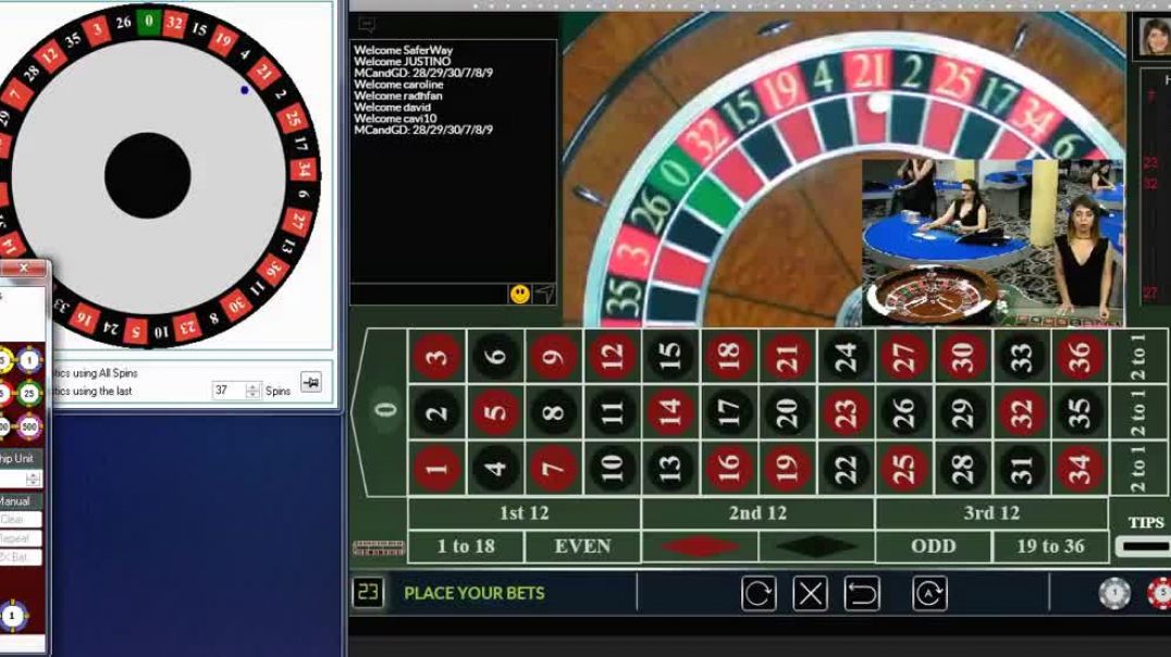 1447 Win Live Roulette Wheel Spins Results 1St  Patern  Not 100% But Better Probability Win
