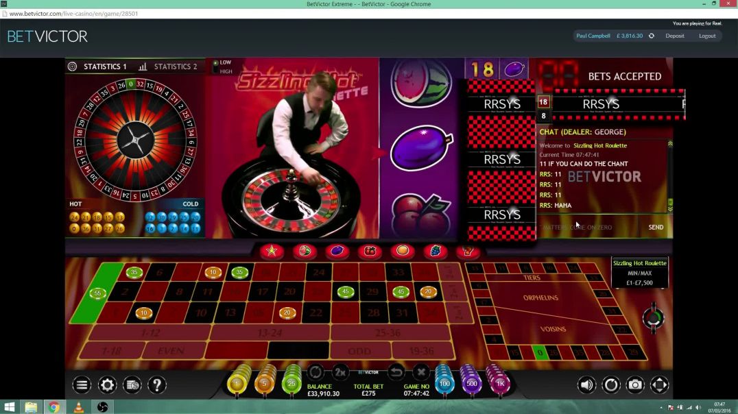 ▀ RRSYS Roulette Prediction Epic Dealer Reaction Casino Roulette Win - 732016 (Clip #12)