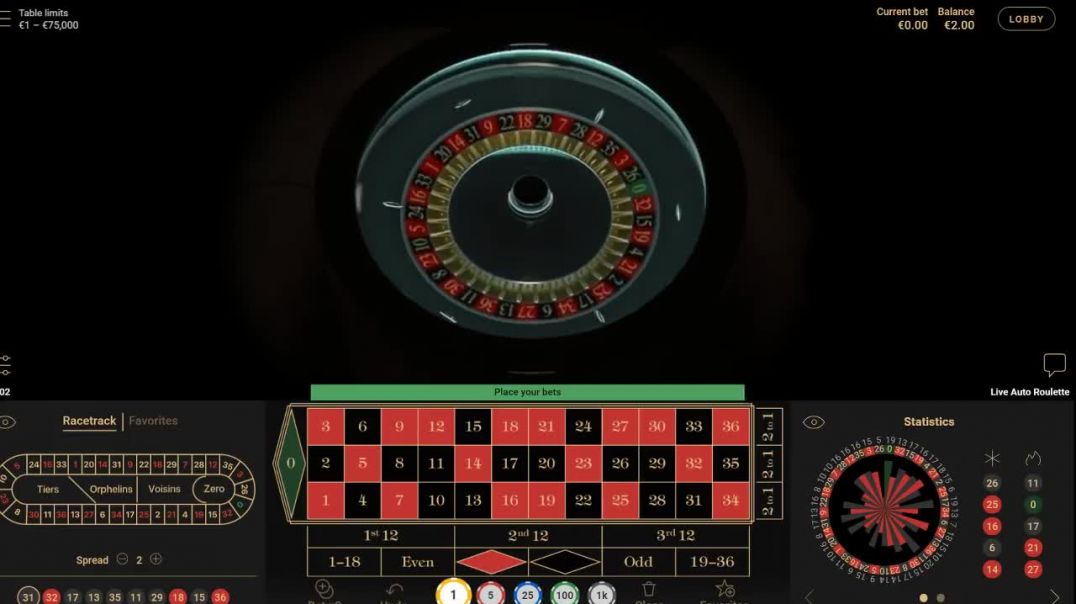 HOW LONG YOU CAN PLAY LIVE ROULETTE WITH 2€