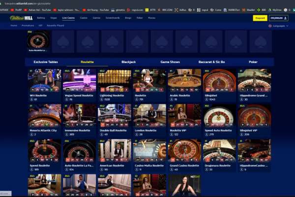 william hill casino | immersive Roulette LIVE sessions | winnings of £3170