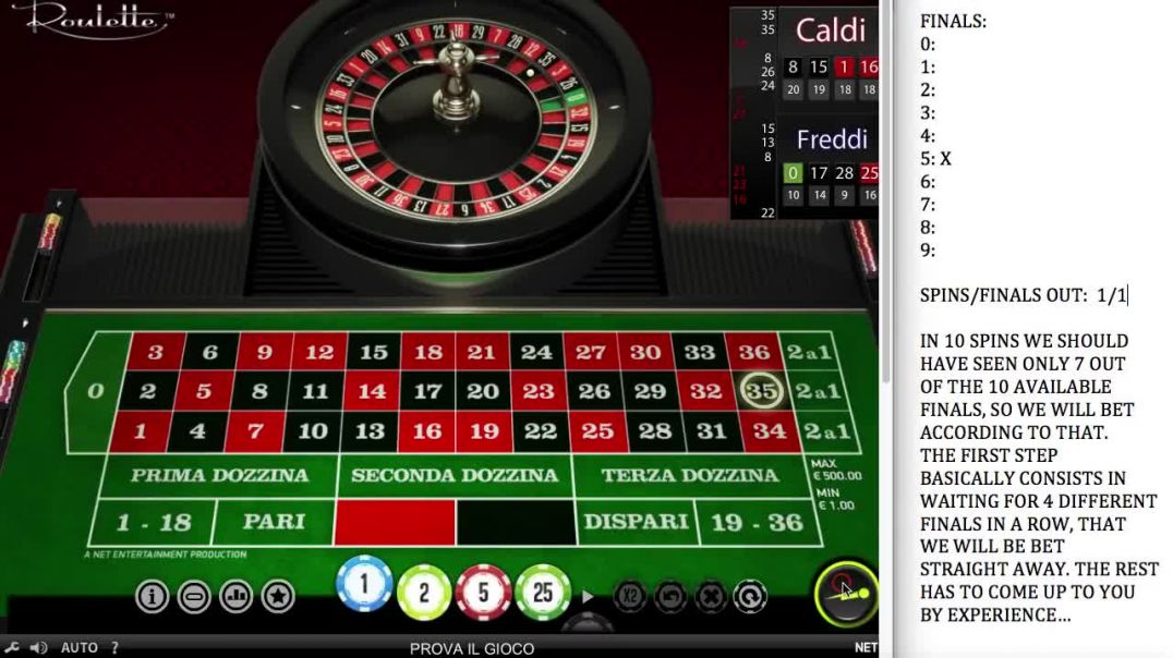 HOW TO PLAY AND WIN AT ROULETTE WITH FINALS!