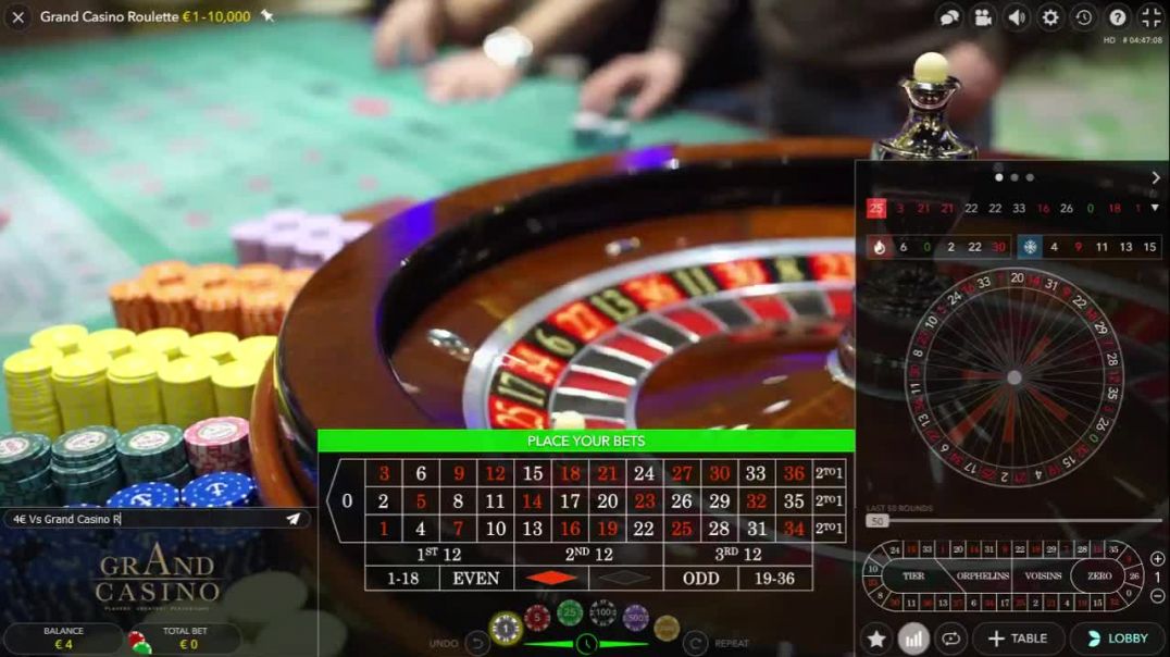 4€ Vs Grand Casino Roulette ))