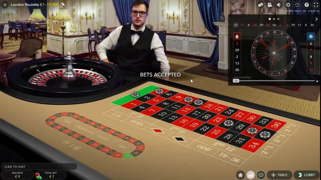 My WIN Strategy on Live Roulette 16€ to 417€