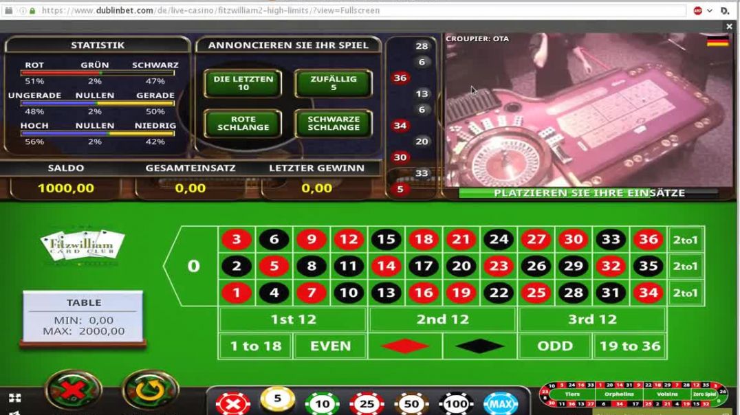 Win 10575 Roulette LIVE From 1000 To 11575  Sneak Peek High Skill Level Professional Player Playing