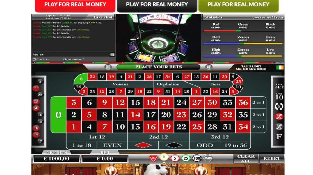 Auto Wheel Roulette  Expo LandBased Casino in Dublin  Ireland Win 423  REALCash My Strategy Testing