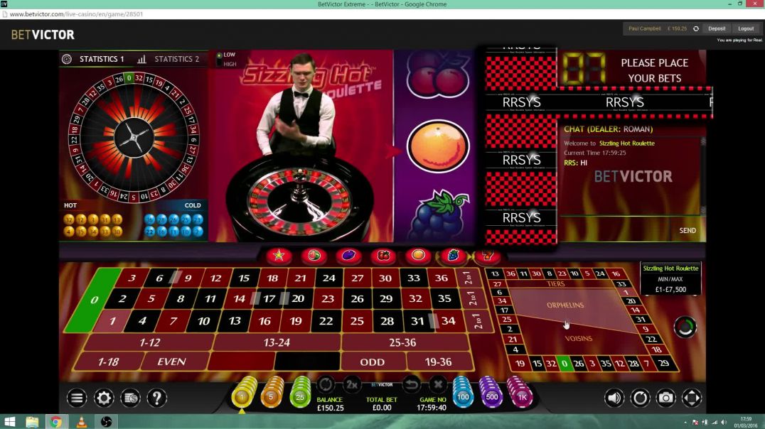 ▀ RRSYS Roulette Prediction £4,200+ Profit in 22 Minutes £150 SP - Live Roulette Casino [CLEAR]