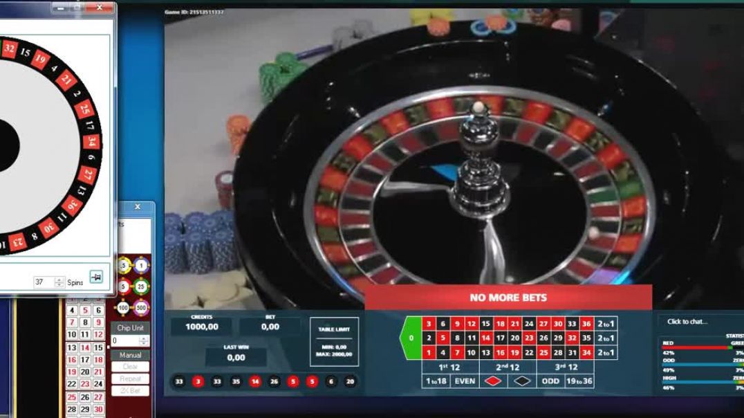 Roulette Wheel Spins Results 1St  Patern Give Chance Win Not 100% But Fairly Better Probability