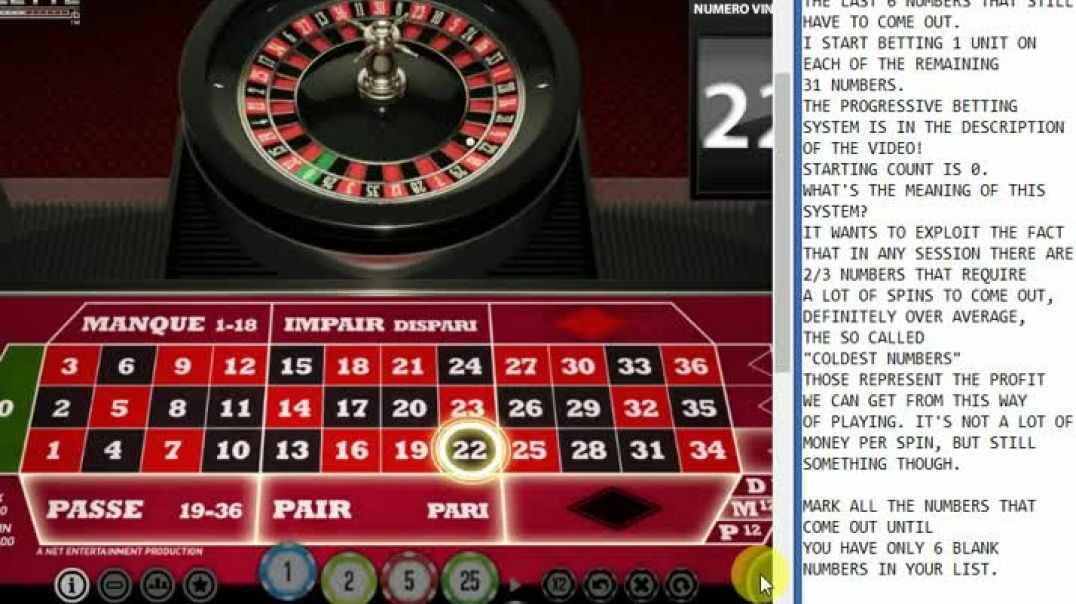 _THE LAST 6 NUMBERS_ ROULETTE SYSTEM
