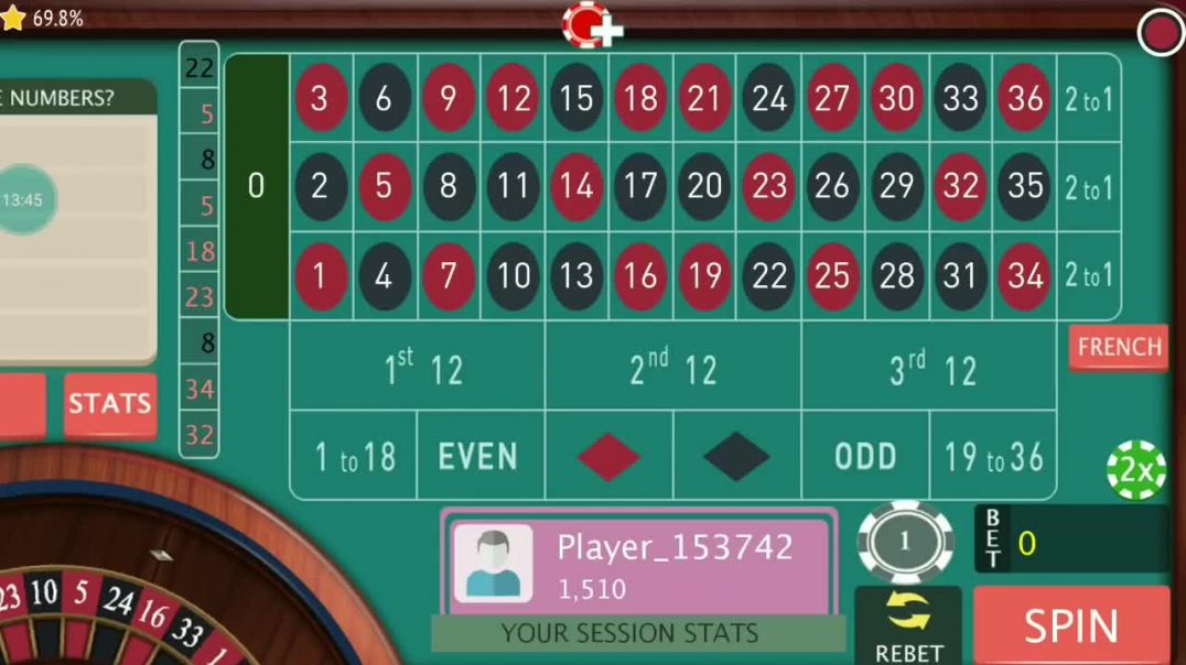 COVER THE TABLE Roulette WIN tricks