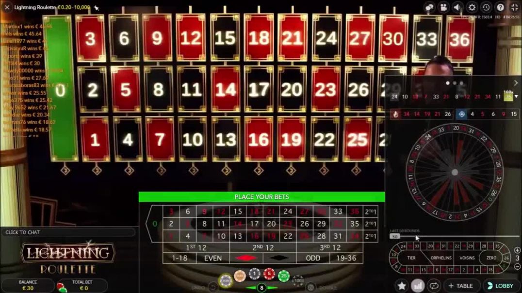 LOW BETS - BIG WIN AT LIVE ROULETTE€€€€€