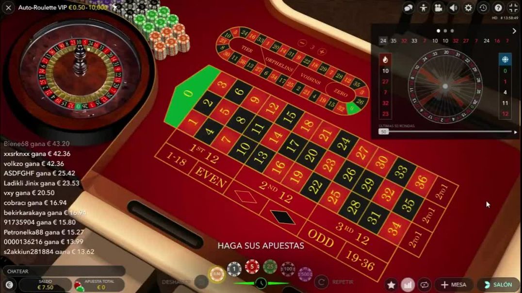 Made it to 1000€ at Auto Live Roulette + Dragonara Live Roulette