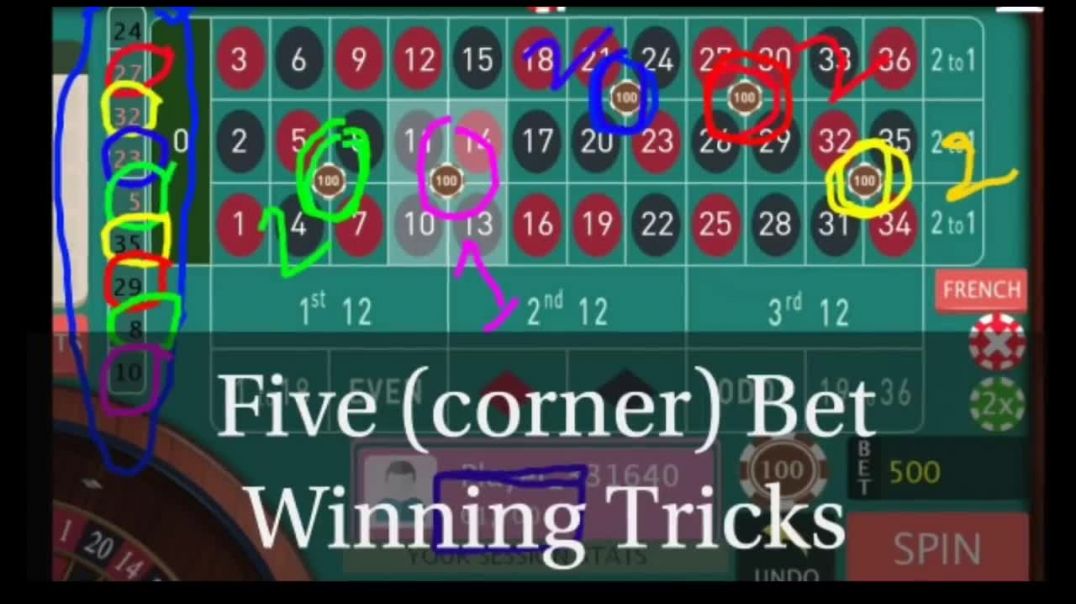 Five bet winning tricks Online roulette