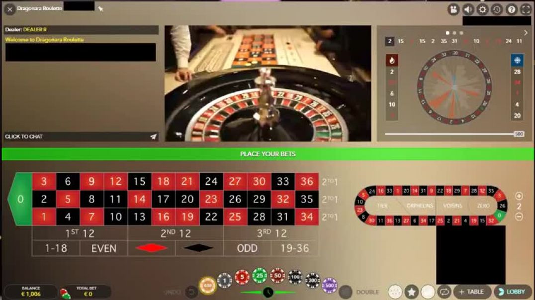 Roulette Win RealCash €759 Live At Dragonara LandBased Casino St Julian Malta