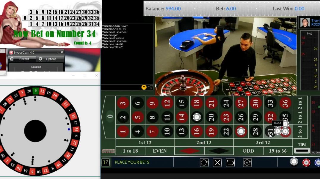 XXX Roulette Software Hot Spot 3 Numbers On Wheel Win 972 6Th REAL