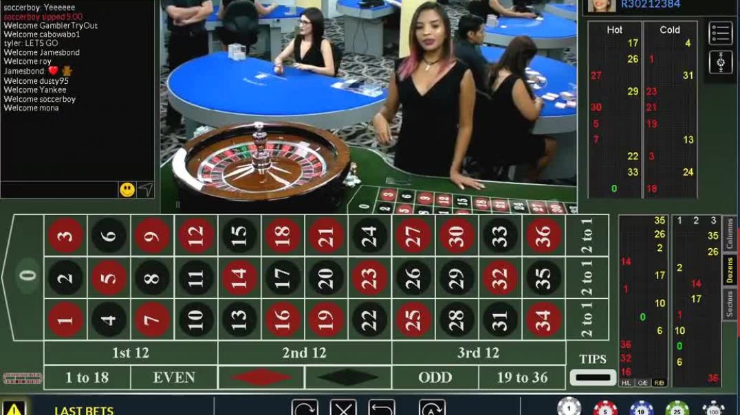 Live Dealer Roulette Visionary iGaming Win 1040 REALCash Money