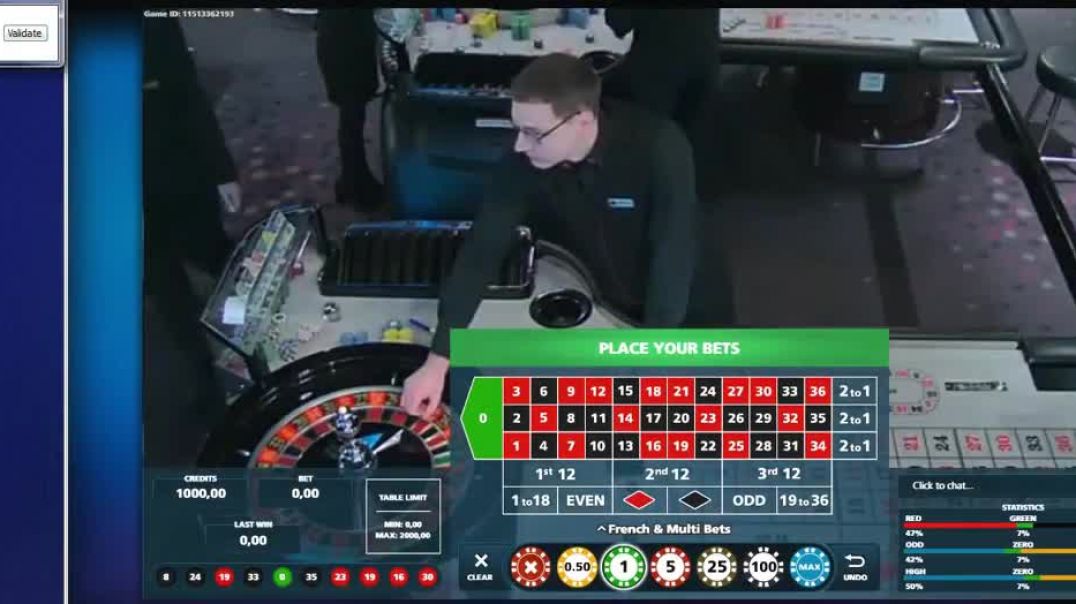 Win 4863,00 Roulette  Next Number Prediction Software REAL Land Based Casino Roulette Live