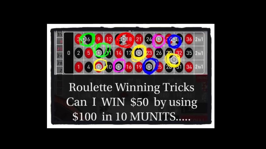 50% Profit in 10 MUNITS Online Casino roulette