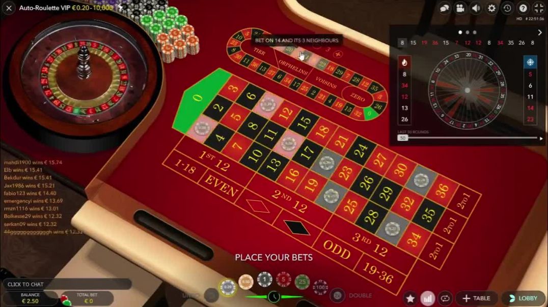 HOW TO WIN AT ROULETTE Turning 2,50€ into 605€ At LIVE ROULETTE