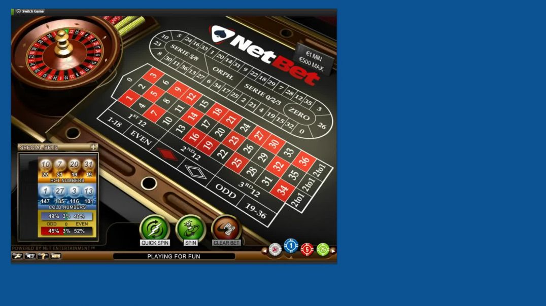 Roulette Systems - Combination Bets - Divide Conquer System