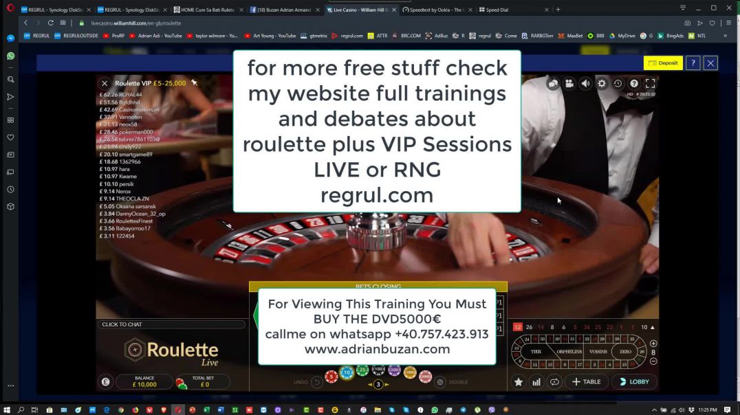 William Hill Casino VIP Immersive LIVE Session from 10000pounds to 13170pounds