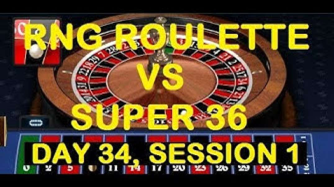 €5800+ Completed - RNG Roulette VS SUPER 36 Best Roulette Software - Day 34, Session - 1