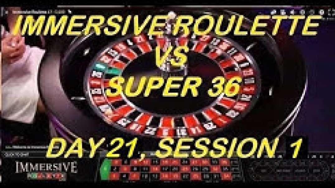 €4200+ Completed - Immersive Roulette VS SUPER 36 Roulette Software - Day 21, Session -1