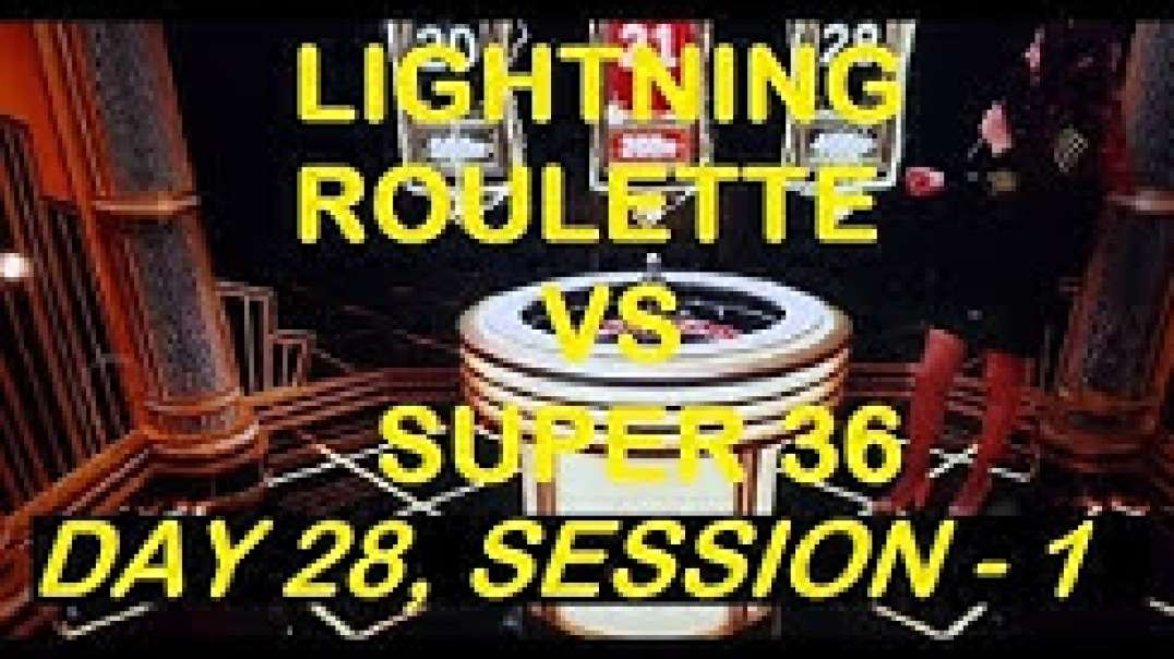 €4900+ Completed - LIGHTNING Roulette VS SUPER 36 Best Roulette Software - Day 28, Session -1