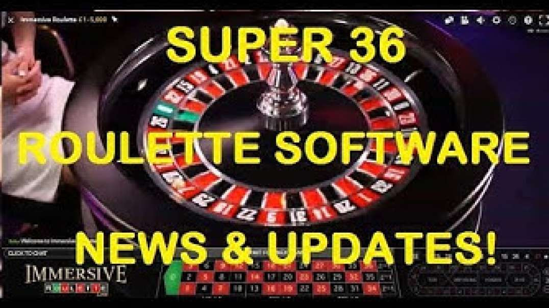 SUPER 36 Roulette Software - News and Updates!