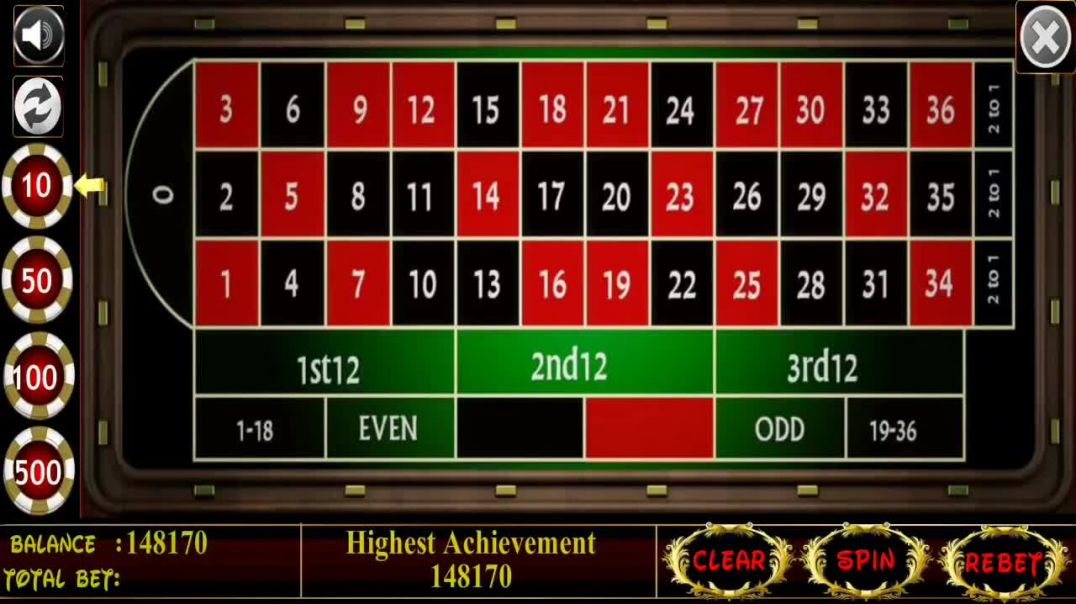 Roulette Classical player  Roulette winning Formula