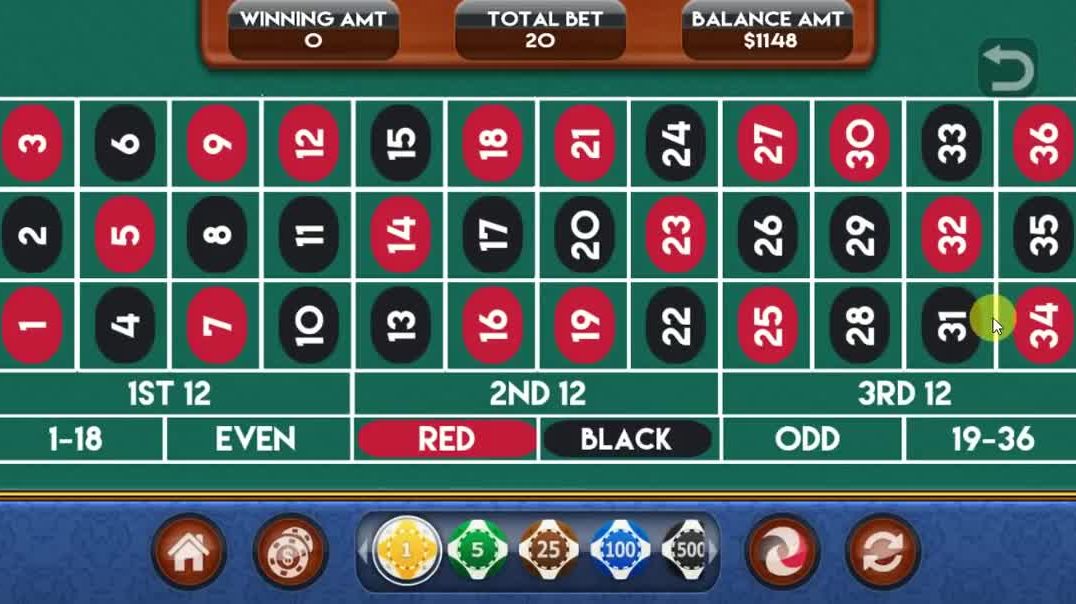 just winning about of Roulette