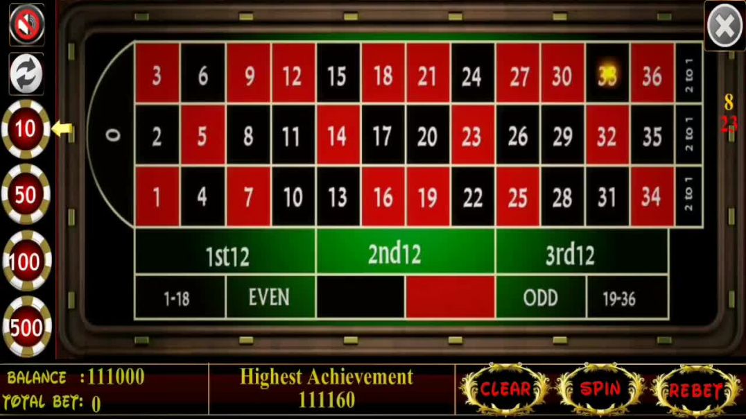 Roulette Big Betting Playing System