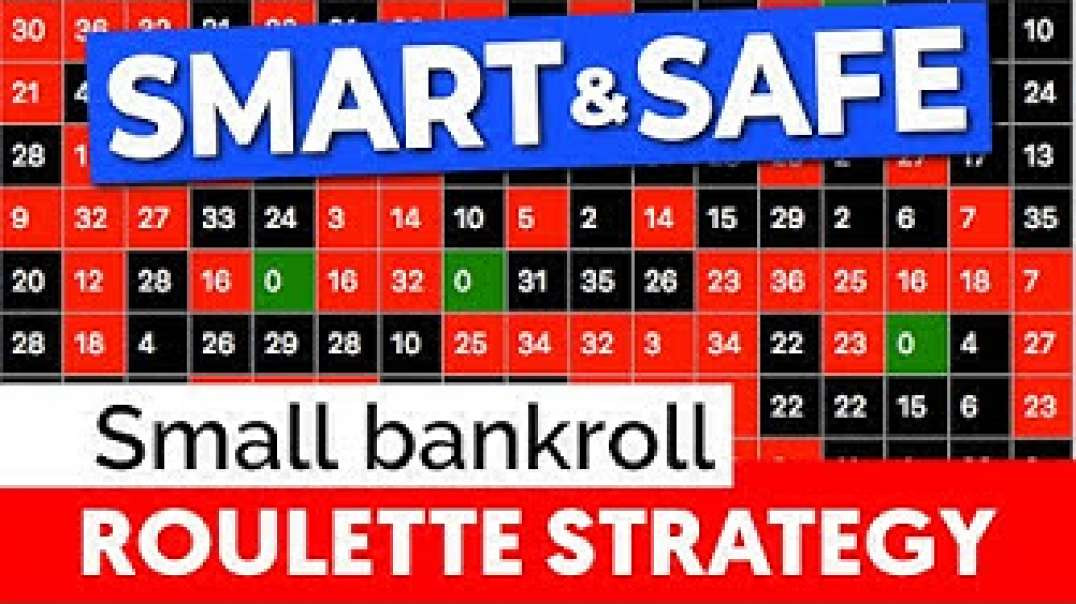 SAFEST Roulette Strategy = Small Bankroll!