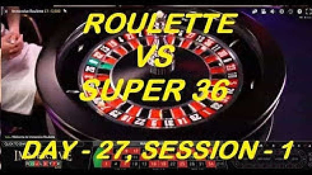 €4800+ Completed - Roulette VS SUPER 36 Best Roulette Software - Day 27, Session -1