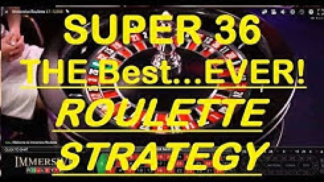 SUPER 36 ROULETTE STRATEGY - How to use SUPER 36 (Step by Step Tutorial)