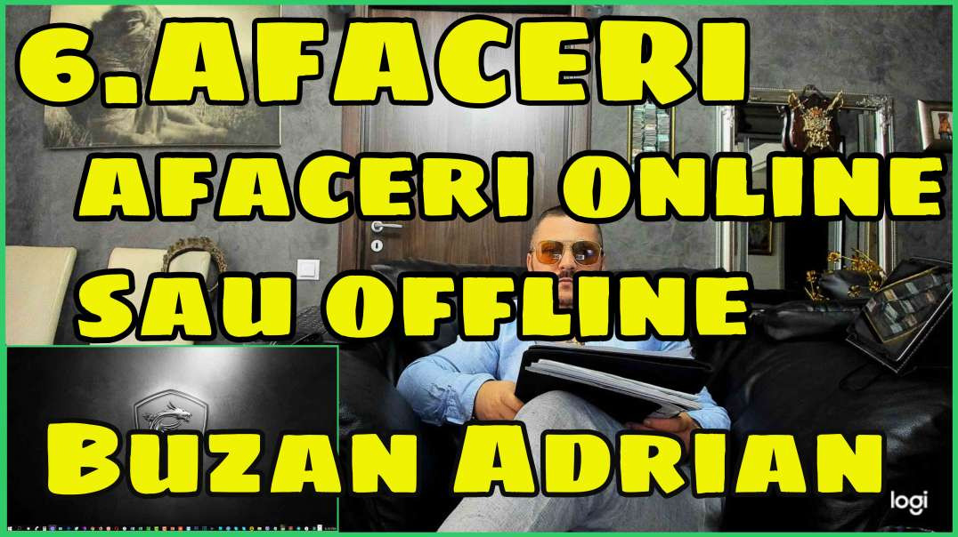 6.AFACERI - Afaceri Online sau Offline - Buzan Adrian googleads