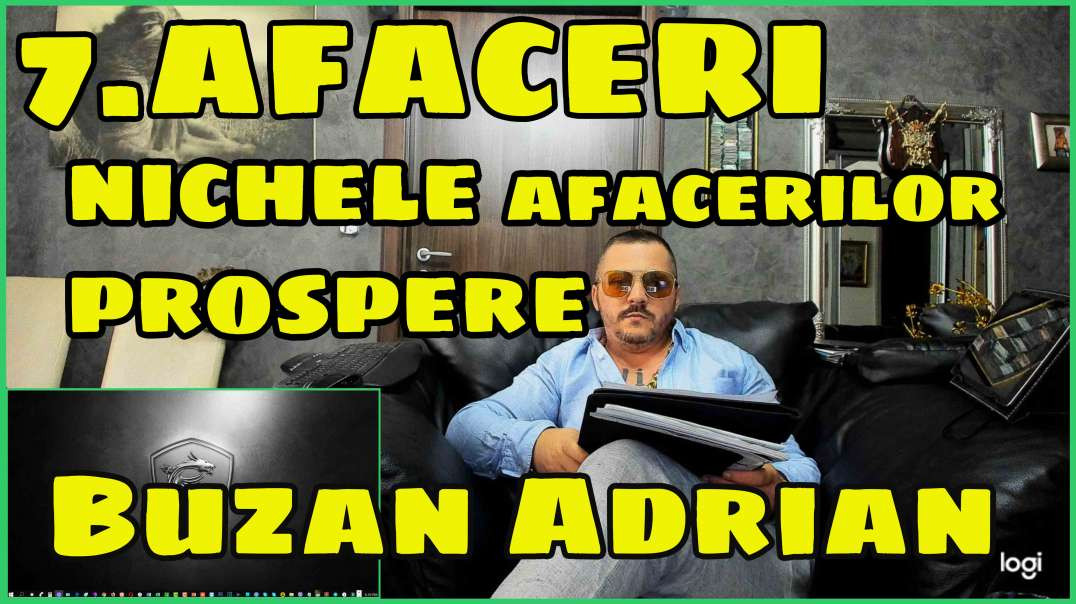7.AFACERI - Nichele Afacerilor Prospere - Buzan Adrian
