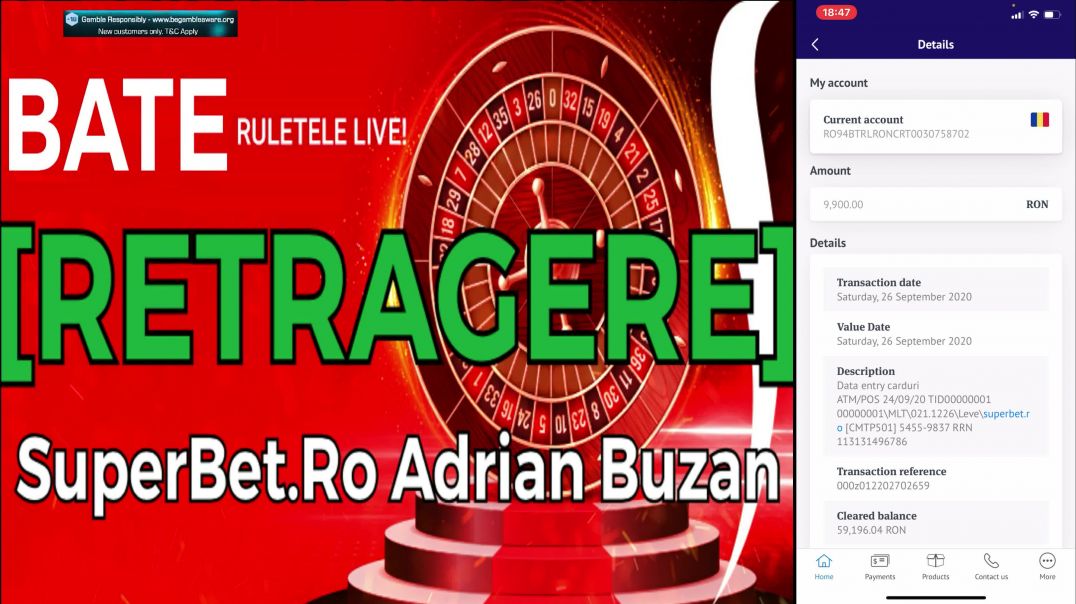 3 [ RETRAGERE SUPERBET.RO ] Cazino Online - Ruleta LIVE (ADRIAN BUZAN)
